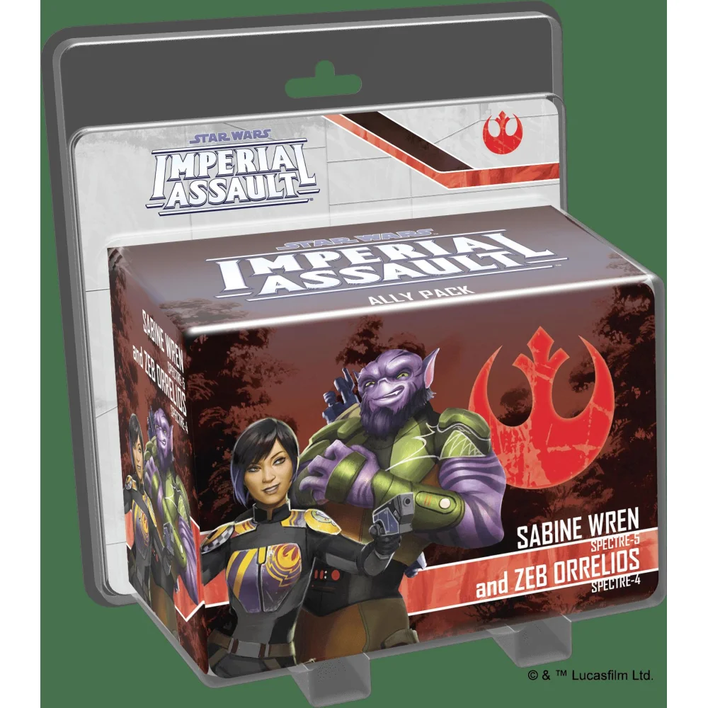Star Wars: Imperial Assault – Sabine Wren And Zeb Orrelios Ally Pack 3 Star Wars: Imperial Assault – Sabine Wren And Zeb Orrelios Ally Pack